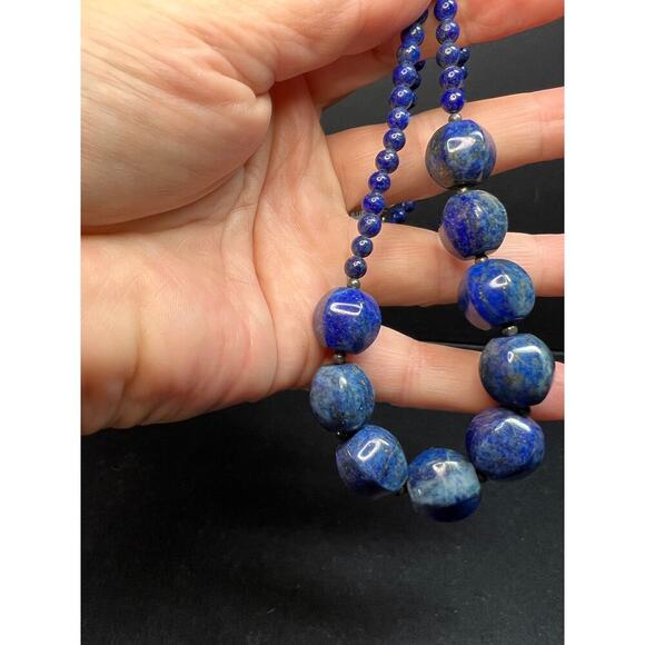 NEW lapis and sterling silver 18 inch necklace - Picture 12 of 15